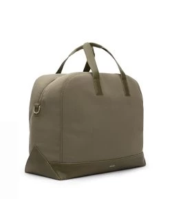 CALVI Vegan Weekender Bag - Canvas -Fashion Clothing Store FW23 Canvas Calvi Olive 3