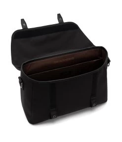 MARTEL Vegan Messenger Bag - Canvas -Fashion Clothing Store FW23 Canvas Martel Black 4