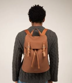 THEO Vegan Backpack - Canvas -Fashion Clothing Store FW23 Canvas Theo CHILI 2 1