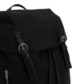 THEO Vegan Backpack - Canvas -Fashion Clothing Store FW23 Canvas Theo black 6