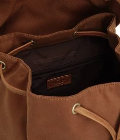 THEO Vegan Backpack - Canvas -Fashion Clothing Store FW23 Canvas Theo chili 4