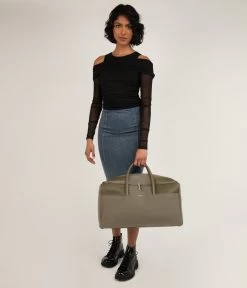 ZAM Vegan Weekender Bag - Canvas 27 ZAM Vegan Weekender Bag - Canvas -Fashion Clothing Store FW23 Canvas Zam CHILI 2 1