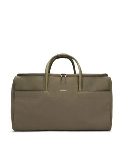 ZAM Vegan Weekender Bag - Canvas 32 ZAM Vegan Weekender Bag - Canvas -Fashion Clothing Store FW23 Canvas Zam Olive 1