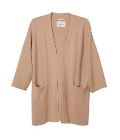 ELSA Women’s Open Front Cardigan -Fashion Clothing Store FW23 Outerwear Elsa Nude 1