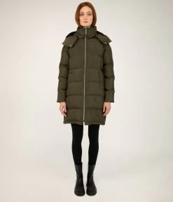 GIADA Puffer Jacket -Fashion Clothing Store FW23 Outerwear Giada Espresso2 1