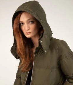 GIADA Puffer Jacket -Fashion Clothing Store FW23 Outerwear Giada espresso 2 5