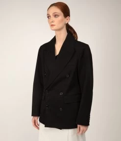 JANE Women's Vegan Blazer 11 JANE Women's Vegan Blazer -Fashion Clothing Store FW23 Outerwear Jane Black 2 2