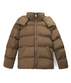 LINZ Puffer Jacket -Fashion Clothing Store FW23 Outerwear Linz taupe 1