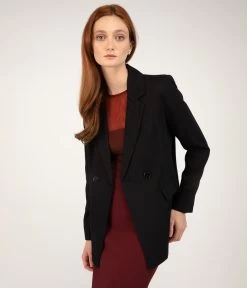 NOVO Women's Vegan Blazer 27 NOVO Women's Vegan Blazer -Fashion Clothing Store FW23 Outerwear Novo butter 2 4