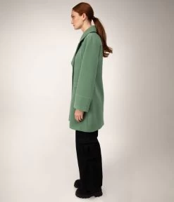 ODILIA Women's Vegan Coat -Fashion Clothing Store FW23 Outerwear Odilia Herb 2 3