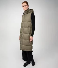 SANAH Women's Vegan Puffer Vest -Fashion Clothing Store FW23 Outerwear Sanah black 2 2