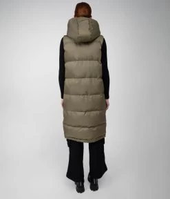 SANAH Women's Vegan Puffer Vest -Fashion Clothing Store FW23 Outerwear Sanah black 2 4