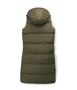 SANAH Women's Vegan Puffer Vest -Fashion Clothing Store FW23 Outerwear Sanah olive 5