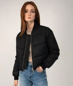 ROSIE Women's Vegan Puffer 15 ROSIE Women's Vegan Puffer -Fashion Clothing Store FW23 Outerwear rosie black 2 5