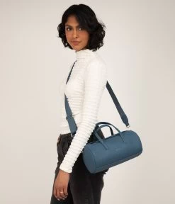 INES Vegan Barrel Bag - Purity -Fashion Clothing Store FW23 Purity Ines galaxy 2 2