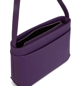LUISA Sustainable Vegan Shoulder Bag - Purity -Fashion Clothing Store FW23 Purity Luisa violet 4