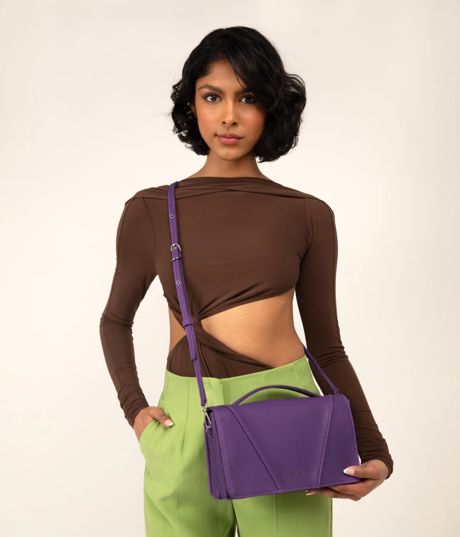 RENEE Vegan Crossbody Bag - Purity 18 RENEE Vegan Crossbody Bag - Purity - Image 16