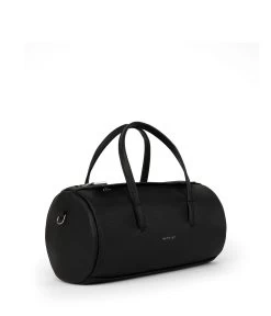 INES Vegan Barrel Bag - Purity -Fashion Clothing Store FW23 Purity ines black 3