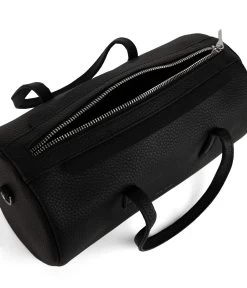 INES Vegan Barrel Bag - Purity -Fashion Clothing Store FW23 Purity ines black 4