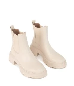 TAYLA Women's Vegan Chelsea Boots 22 TAYLA Women's Vegan Chelsea Boots -Fashion Clothing Store FW23 Shoes Tayla offwhite 3
