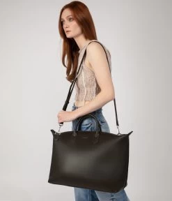 ABBILG Vegan Weekender Bag - Sol -Fashion Clothing Store FW23 Sol AbbiLG espresso 2 1