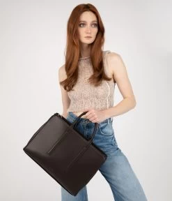 EVELIN Vegan Satchel - Sol 23 EVELIN Vegan Satchel - Sol -Fashion Clothing Store FW23 Sol Evelin black 2 2