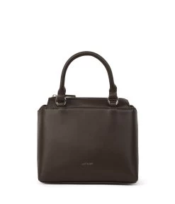 ATHENA Small Vegan Satchel - Sol -Fashion Clothing Store FW23 Sol athena espresso 1