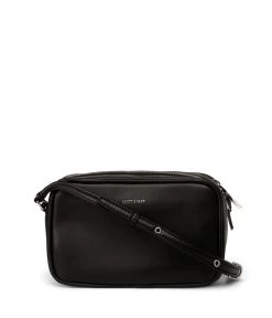 CAS Vegan Crossbody Bag - Sol -Fashion Clothing Store FW23 Sol cas black 1