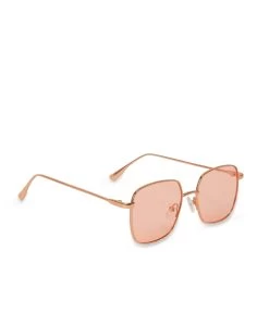 KAYASM Small Square Sunglasses -Fashion Clothing Store FW23 Sunglasses Kayasm rosegold 3