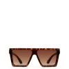 LYN Brown Square Sunglasses -Fashion Clothing Store FW23 Sunglasses Lyn brown 1
