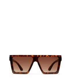 LYN Brown Square Sunglasses