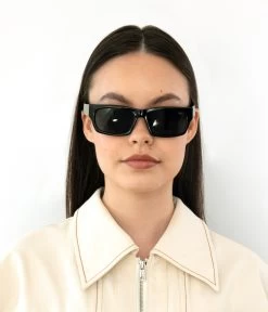 SHIBA Rectangle Sunglasses -Fashion Clothing Store FW23 Sunglasses shiba chocolate 2 1