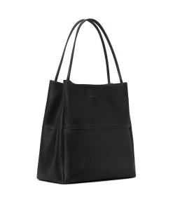 WILLA Vegan Tote Bag - Vintage 25 WILLA Vegan Tote Bag - Vintage -Fashion Clothing Store FW23 Vintage Willa Black 3