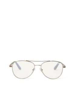 KIKKO-3 Recycled Aviator Reading Glasses 17 KIKKO-3 Recycled Aviator Reading Glasses -Fashion Clothing Store FW23 readingglasses kikko3 silver 1