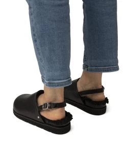 SARO Women's Vegan Mule Shoes -Fashion Clothing Store FW23 shoes Saro Black 2 2