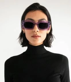 IVVY-2 Recycled Rectangle Sunglasses -Fashion Clothing Store FW23 sunglasses Ivvy2 olivemix 2 1