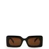 IVVY-2 Recycled Rectangle Sunglasses 1 IVVY-2 Recycled Rectangle Sunglasses -Fashion Clothing Store FW23 sunglasses ivvy2 black 1