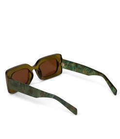 IVVY-2 Recycled Rectangle Sunglasses -Fashion Clothing Store FW23 sunglasses ivvy2 olivemix 5