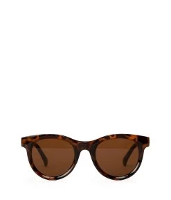 JAZI-2 Recycled Round Sunglasses -Fashion Clothing Store FW23 sunglasses jazi2 brownprint 1