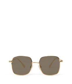 KAYASM Small Square Sunglasses -Fashion Clothing Store FW23 sunglasses kayasm gold 1