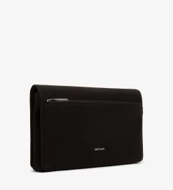 PETITE Vegan Clutch - Suede -Fashion Clothing Store Holiday17 Suede Petite Black 3