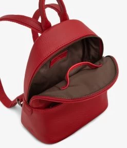 JULY MINI Vegan Backpack - Dwell 9 JULY MINI Vegan Backpack - Dwell -Fashion Clothing Store Holiday18 Dwell JulyMini Red 4