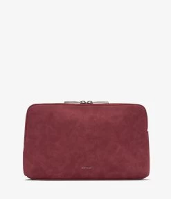 HARPER Vegan Clutch - Suede