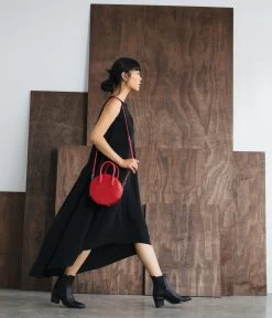 KATE MINI Vegan Crossbody Bag - Vintage -Fashion Clothing Store Holiday18 Vintage KateMini Red 3