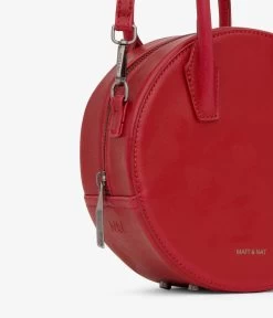 KATE MINI Vegan Crossbody Bag - Vintage -Fashion Clothing Store Holiday18 Vintage KateMini Red 4