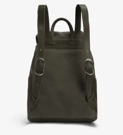 GRECO Vegan Backpack - Canvas -Fashion Clothing Store SS17 Canvas Greco Olive 5