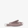 MARION Women's Vegan Skinny Belt 2 MARION Women's Vegan Skinny Belt -Fashion Clothing Store SS18 Belts Vintage Marion Orchid 1