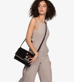 VAANI Vegan Crossbody - Dwell -Fashion Clothing Store SS18 Dwell Vaani Black 6