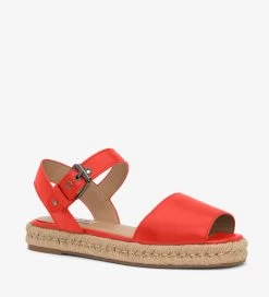 SIMONE Vegan Espadrille Sandals -Fashion Clothing Store SS18 Flair Simone Ruby 3