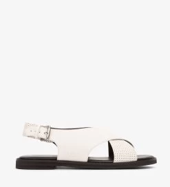 VILLERAY Vegan Criss Cross Sandals -Fashion Clothing Store SS18 Sleek Villeray White 1